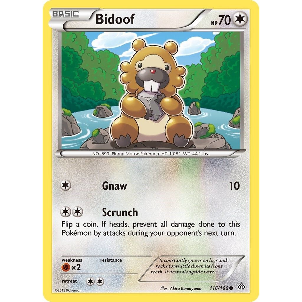 Image for Bidoof (116/160) (PRC) - Pokemon