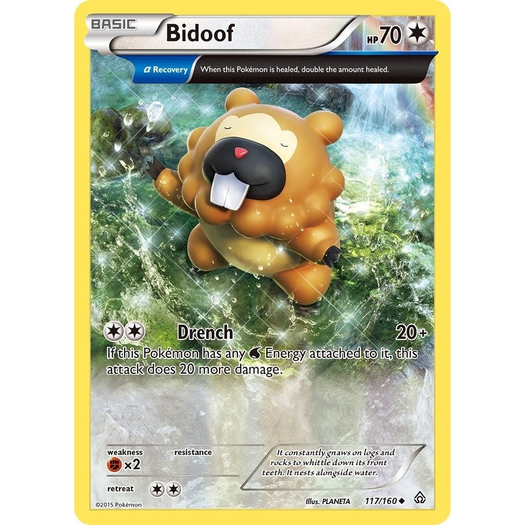 Image for Bidoof (Alpha) (117/160) (PRC) - Pokemon
