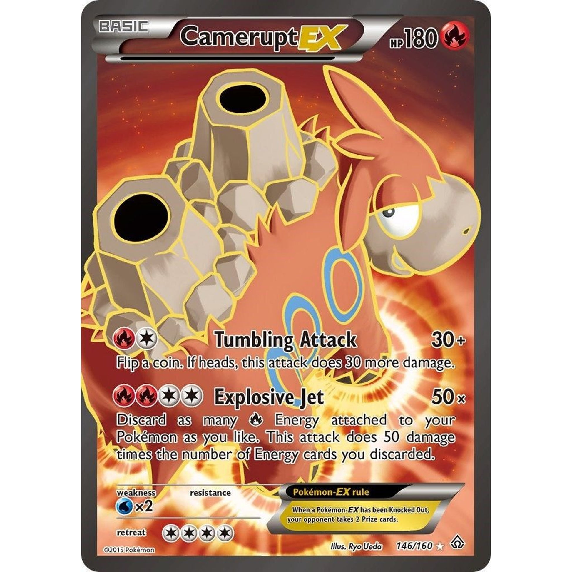 Image for Camerupt EX (146 Full Art) (146/160) (PRC) - Pokemon