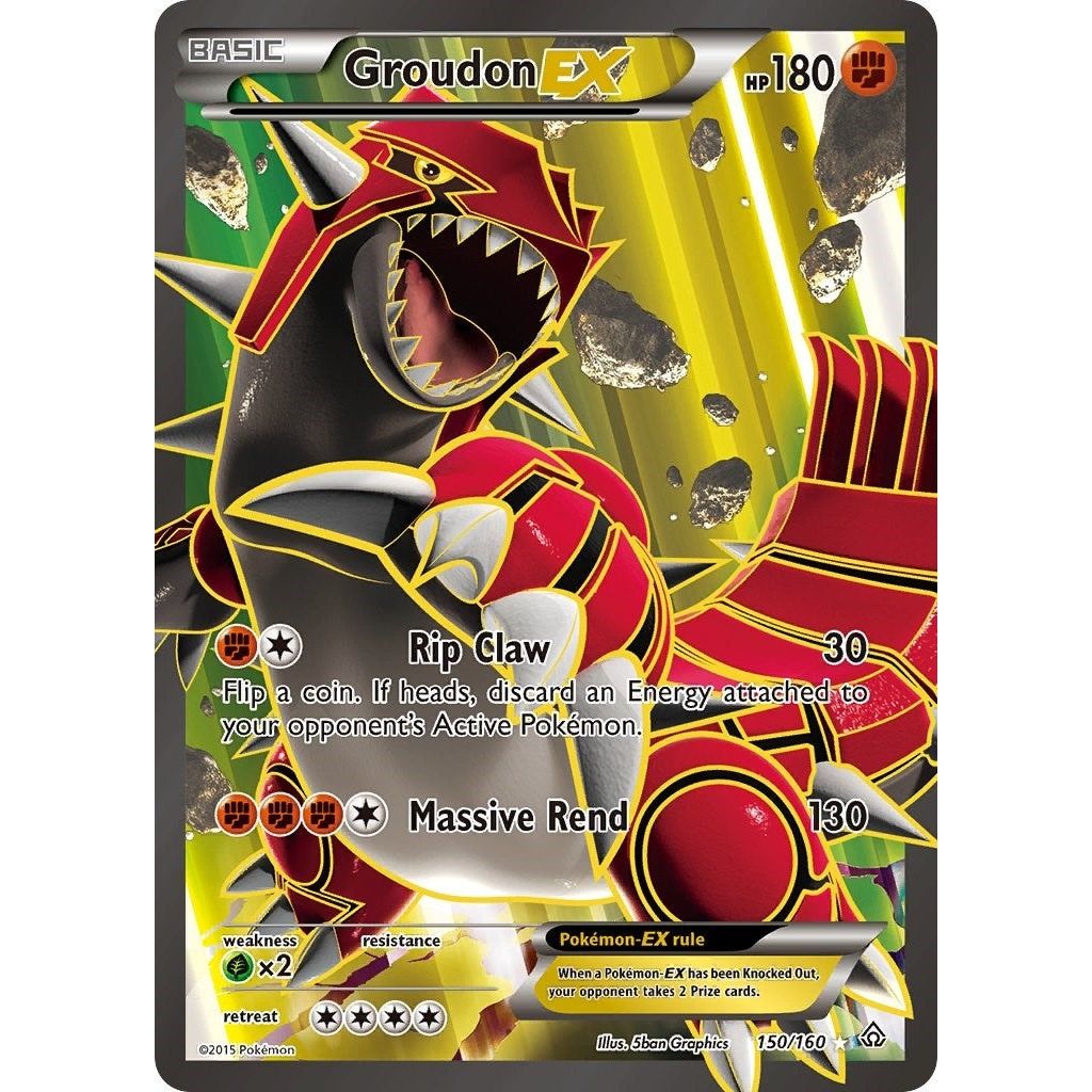 Image for Groudon EX (150 Full Art) (150/160) (PRC) - Pokemon