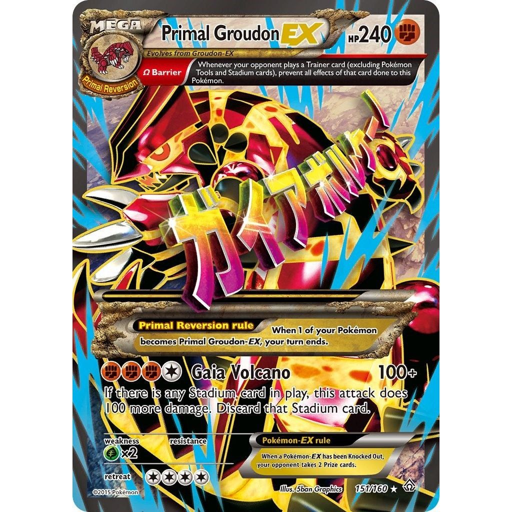 Image for Primal Groudon EX (Omega - 151 Full Art) (151/160) (PRC) - Pokemon