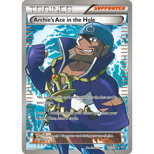Image for Archie's Ace in the Hole (157 Full Art) (157/160) (PRC) - Pokemon