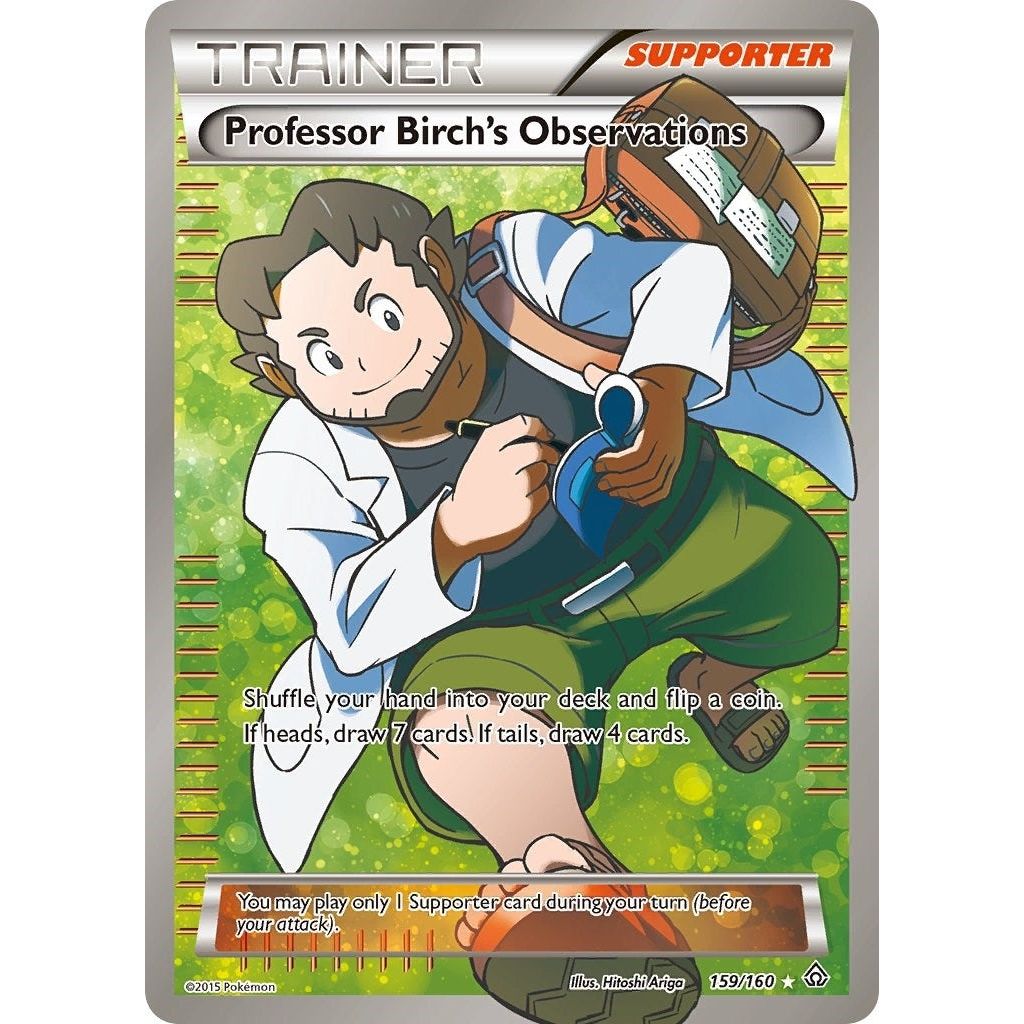 Image for Professor Birch's Observations (159 Full Art) (159/160) (PRC) - Pokemon