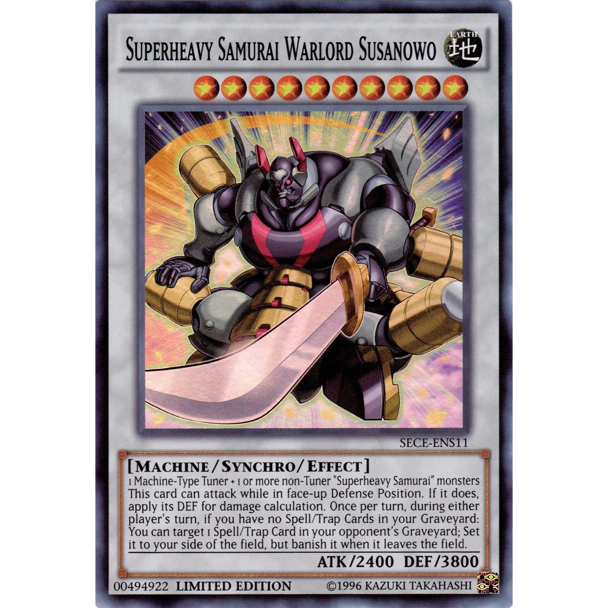 Image for Superheavy Samurai Warlord Susanowo (SE) (SECE-ENS11) (SECE) - YuGiOh