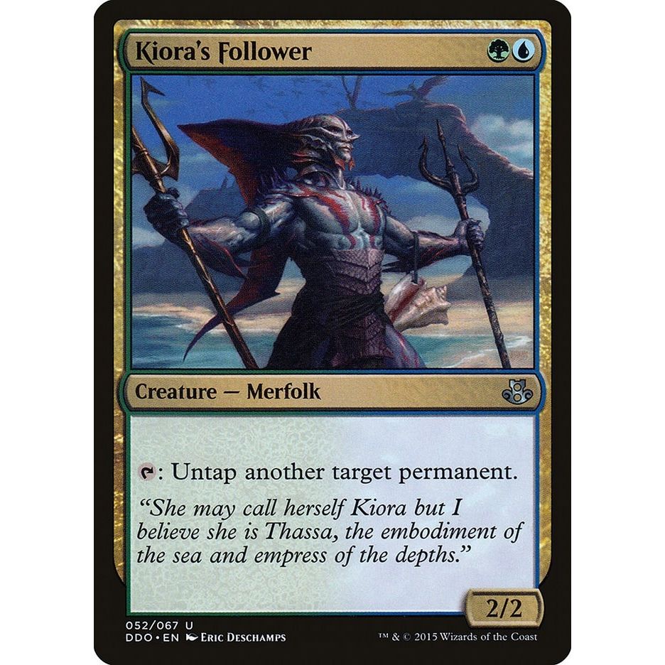 Image for Kiora's Follower (52) (DDO) - Magic: The Gathering