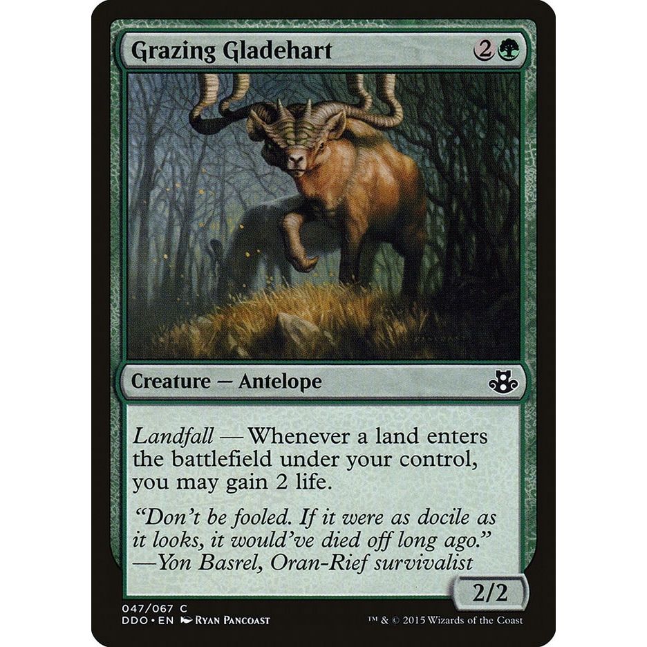 Image for Grazing Gladehart (47) (DDO) - Magic: The Gathering