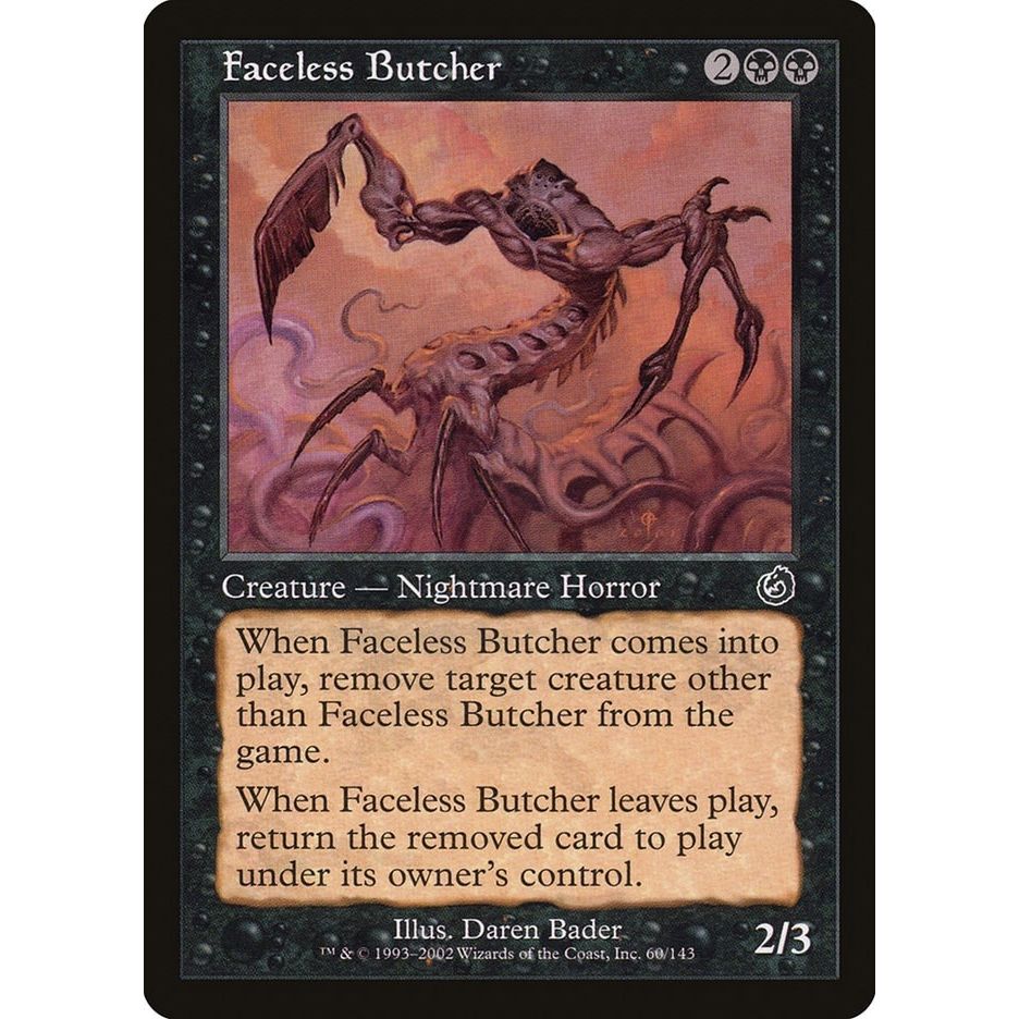 Image for Faceless Butcher (60) (TOR) - Magic: The Gathering