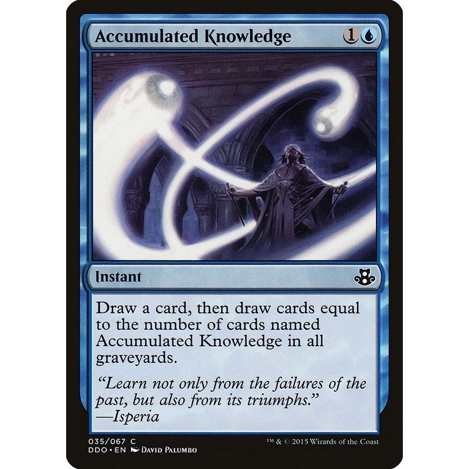 Image for Accumulated Knowledge (35) (DDO) - Magic: The Gathering