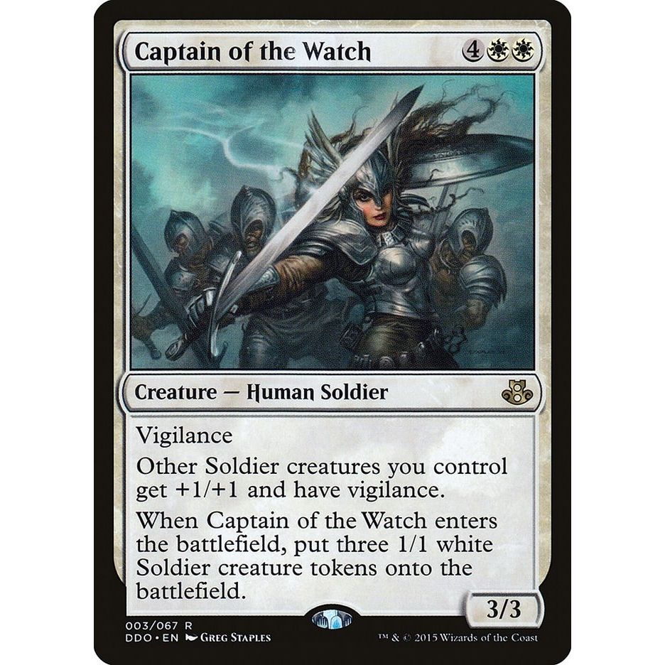 Image for Captain of the Watch (3) (DDO) - Magic: The Gathering