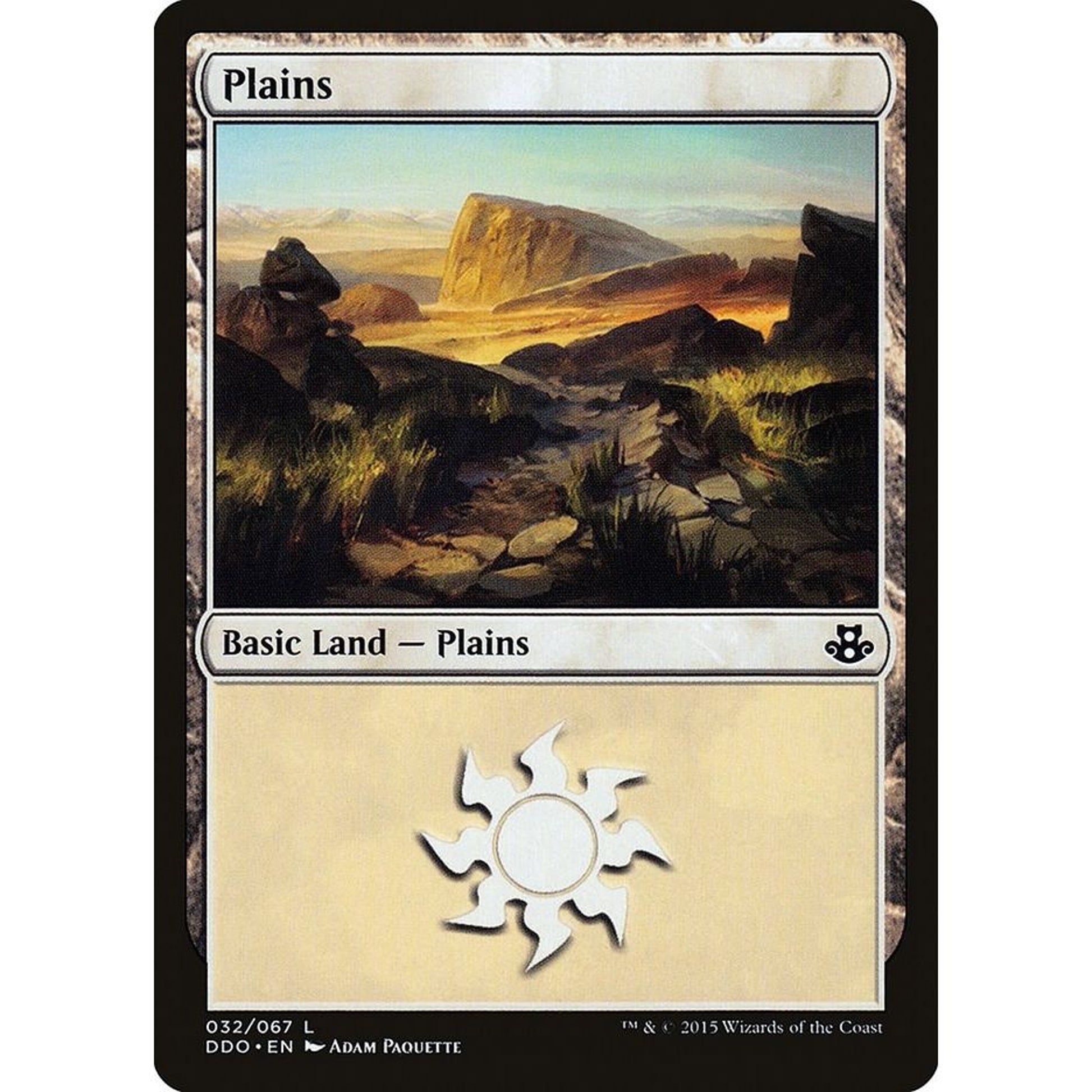 Image for Plains (032) (32) (DDO) - Magic: The Gathering