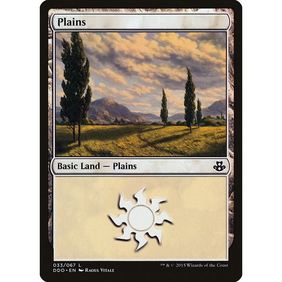 Image for Plains (033) (33) (DDO) - Magic: The Gathering