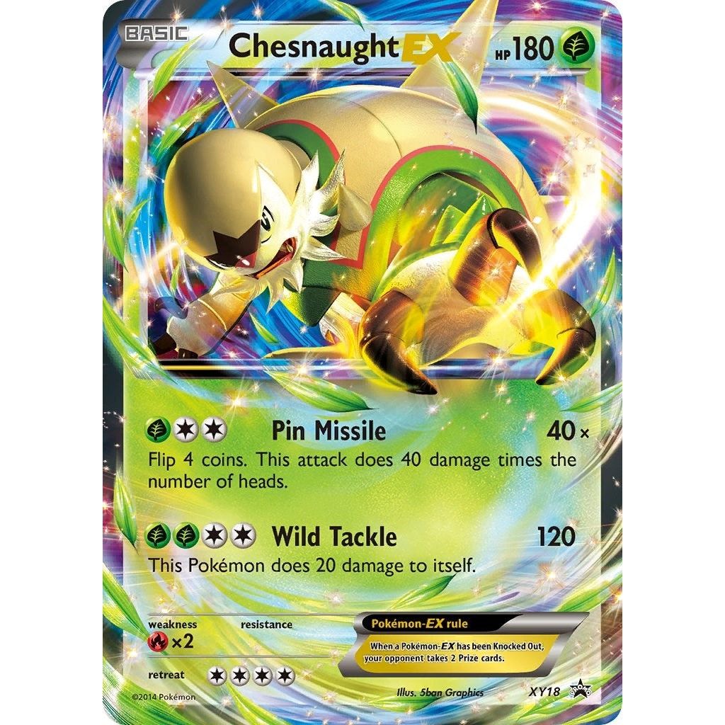 Image for Chesnaught EX - XY18 (XY18) (PR) - Pokemon