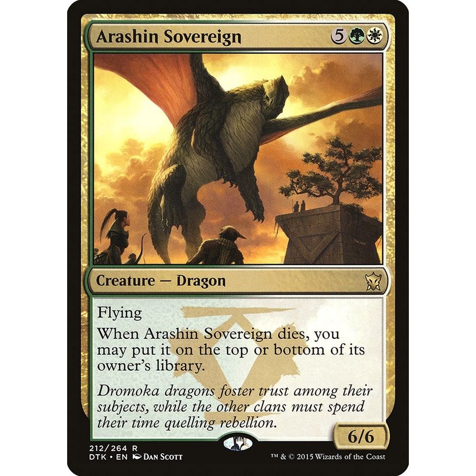 Image for Arashin Sovereign (212) (DTK) - Magic: The Gathering
