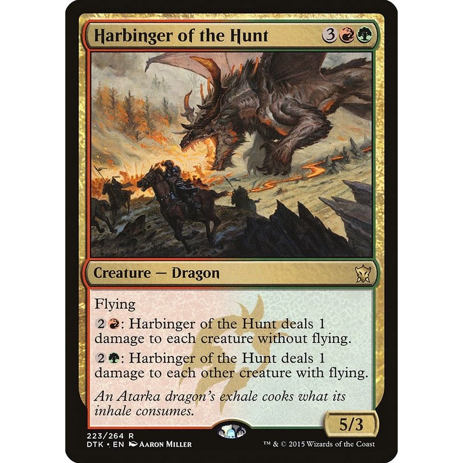 Image for Harbinger of the Hunt (223) (DTK) - Magic: The Gathering