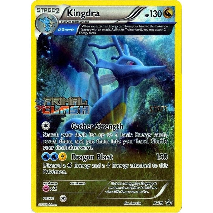 Image for Kingdra - XY39 (Prerelease) [Staff] (XY39) (PR) - Pokemon