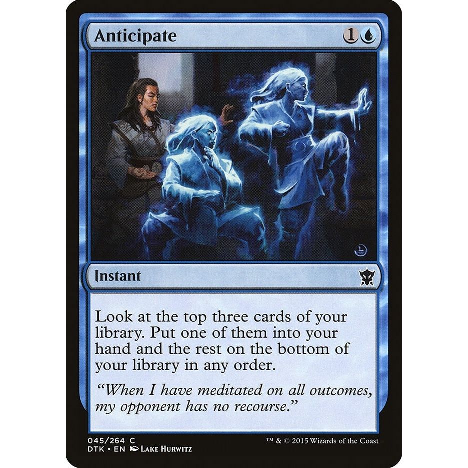 Image for Anticipate (45) (DTK) - Magic: The Gathering