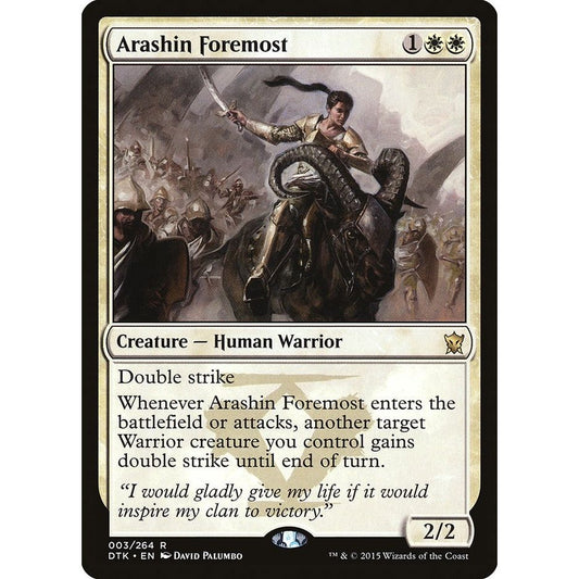 Image for Arashin Foremost (3) (DTK) - Magic: The Gathering