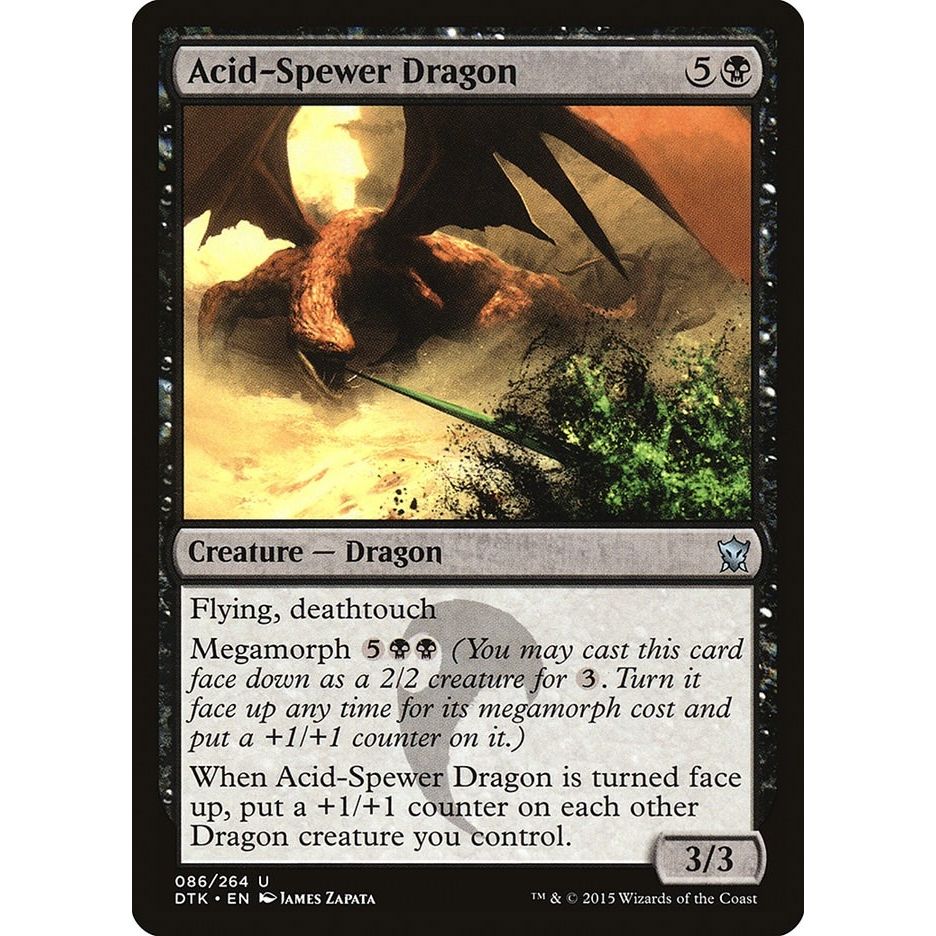 Image for Acid-Spewer Dragon (86) (DTK) - Magic: The Gathering