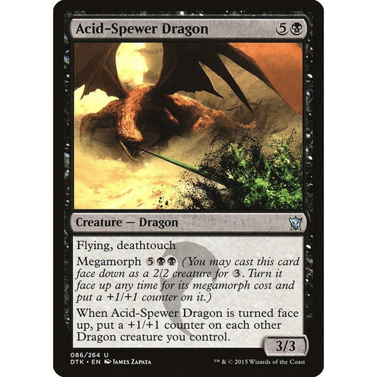 Image for Acid-Spewer Dragon (86) (DTK) - Magic: The Gathering