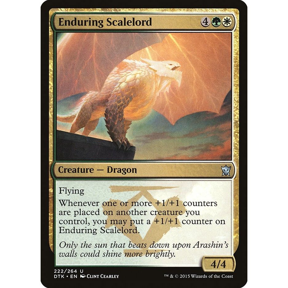 Image for Enduring Scalelord (222) (DTK) - Magic: The Gathering