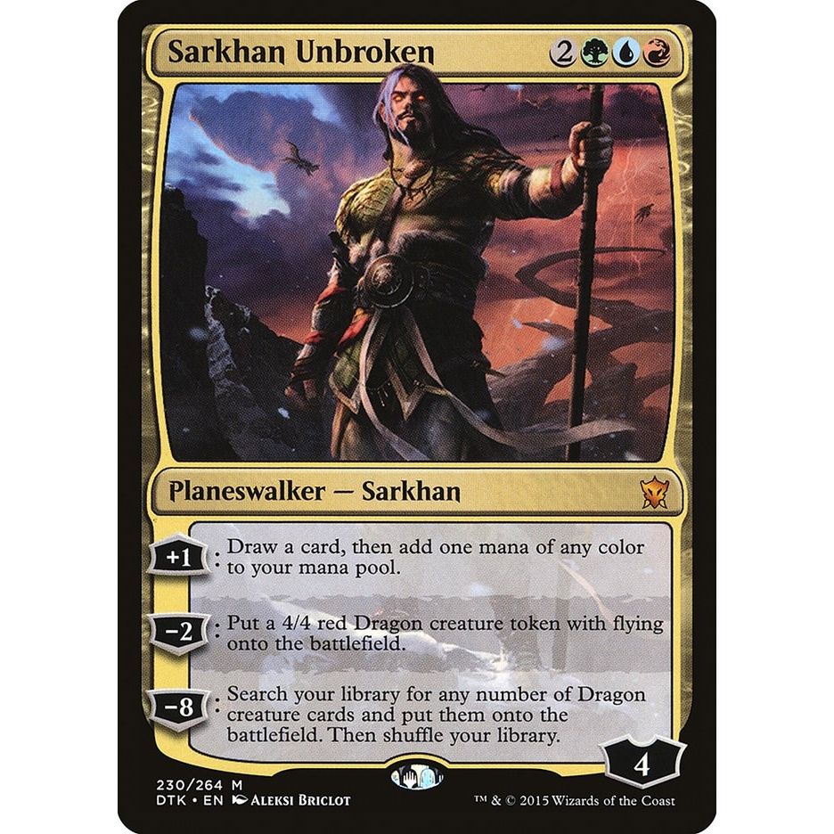 Image for Sarkhan Unbroken (230) (DTK) - Magic: The Gathering
