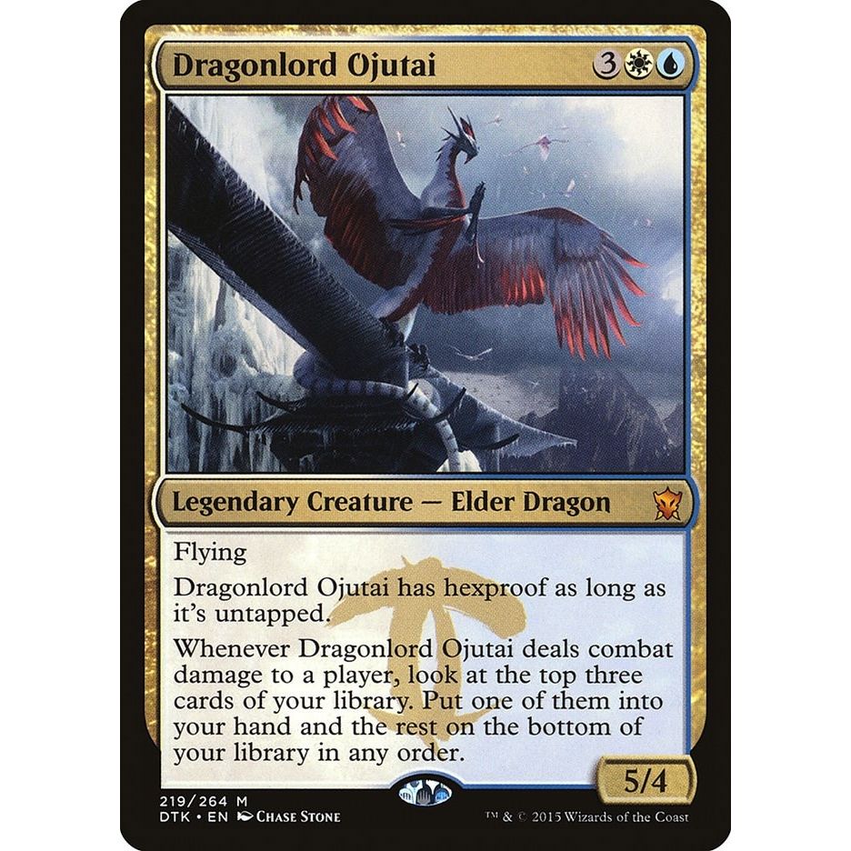 Image for Dragonlord Ojutai (219) (DTK) - Magic: The Gathering