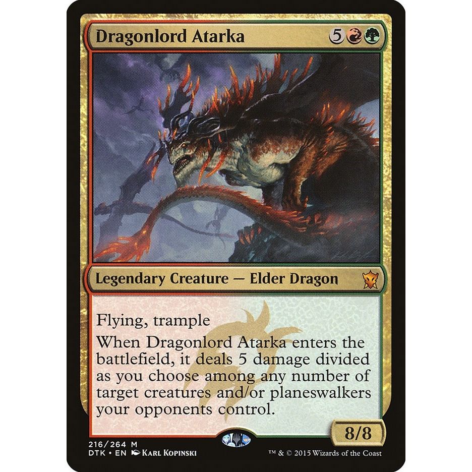 Image for Dragonlord Atarka (216) (DTK) - Magic: The Gathering