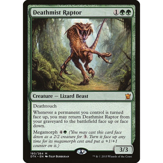 Image for Deathmist Raptor (180) (DTK) - Magic: The Gathering