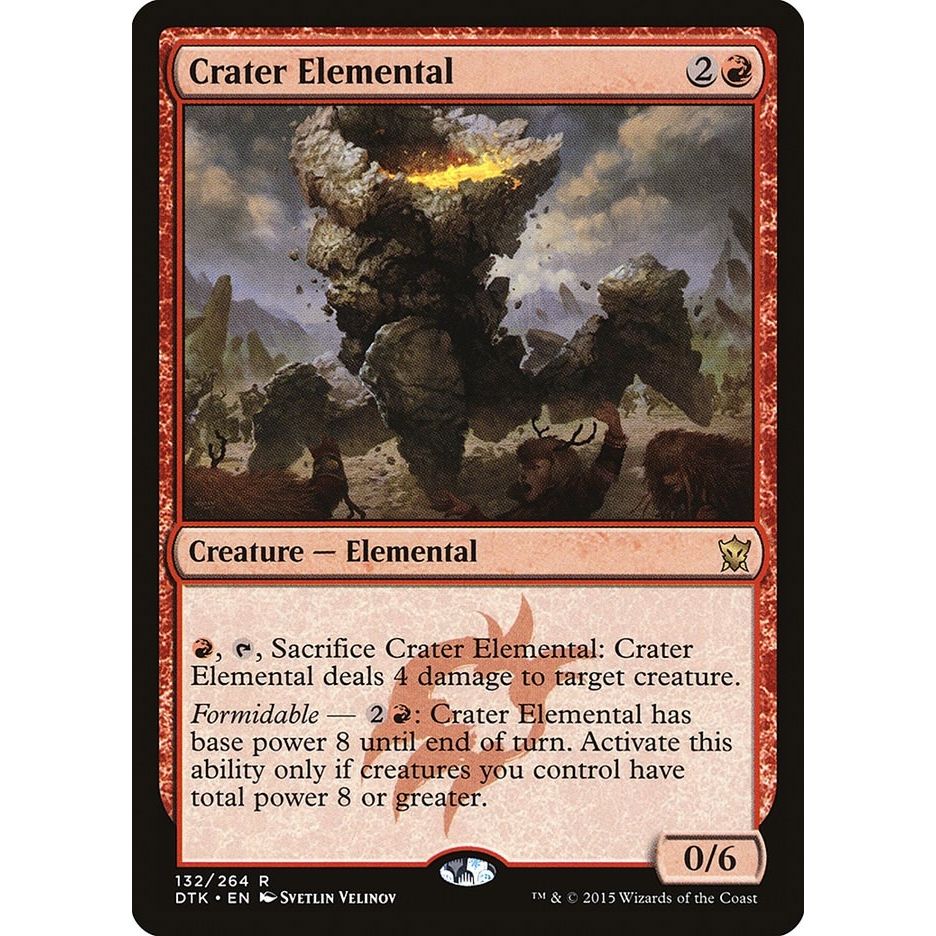 Image for Crater Elemental (132) (DTK) - Magic: The Gathering