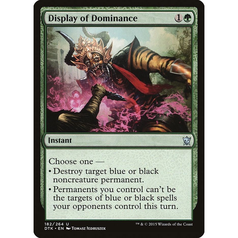 Image for Display of Dominance (182) (DTK) - Magic: The Gathering