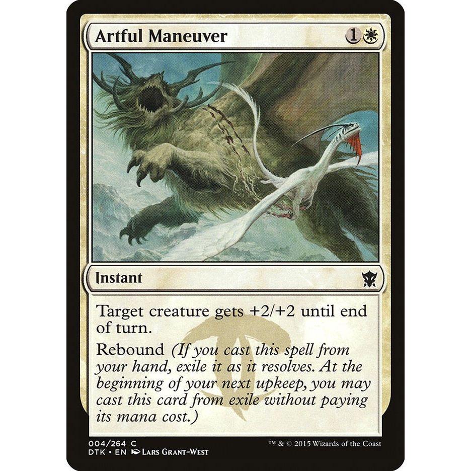 Image for Artful Maneuver (4) (DTK) - Magic: The Gathering