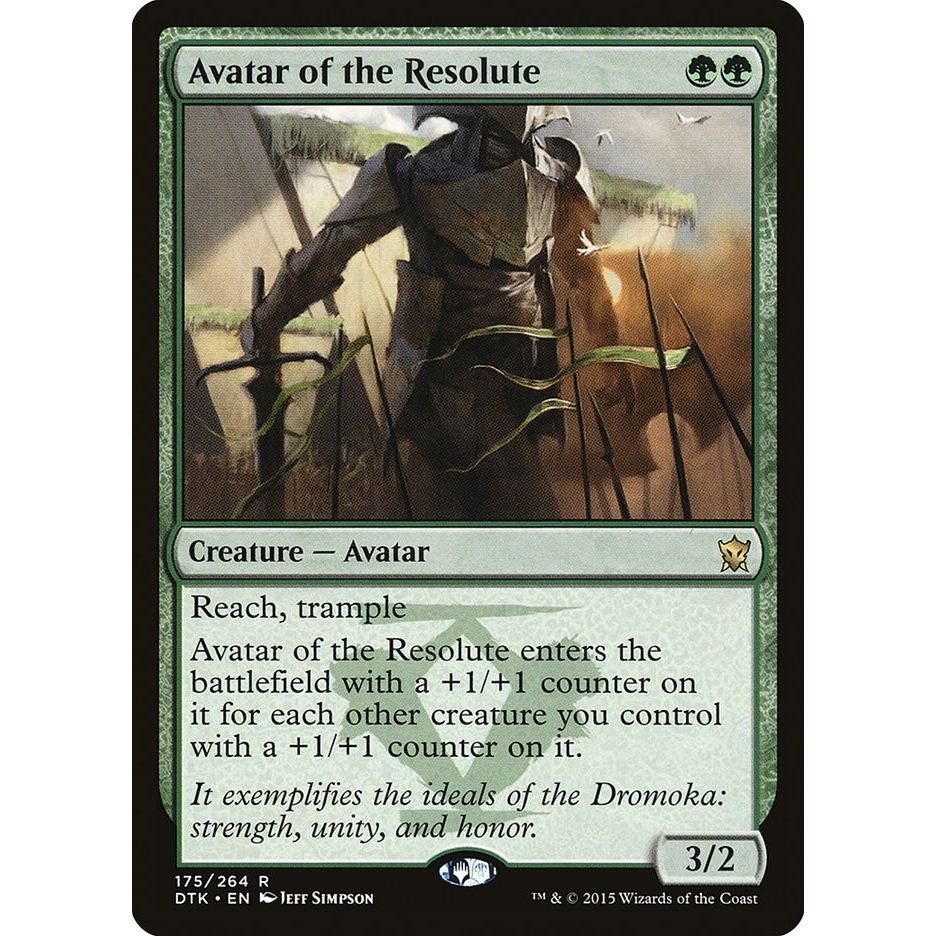 Image for Avatar of the Resolute (175) (DTK) - Magic: The Gathering