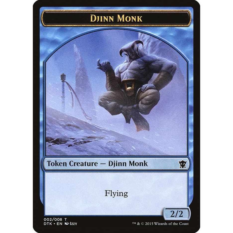 Image for Djinn Monk Token (2) (DTK) - Magic: The Gathering