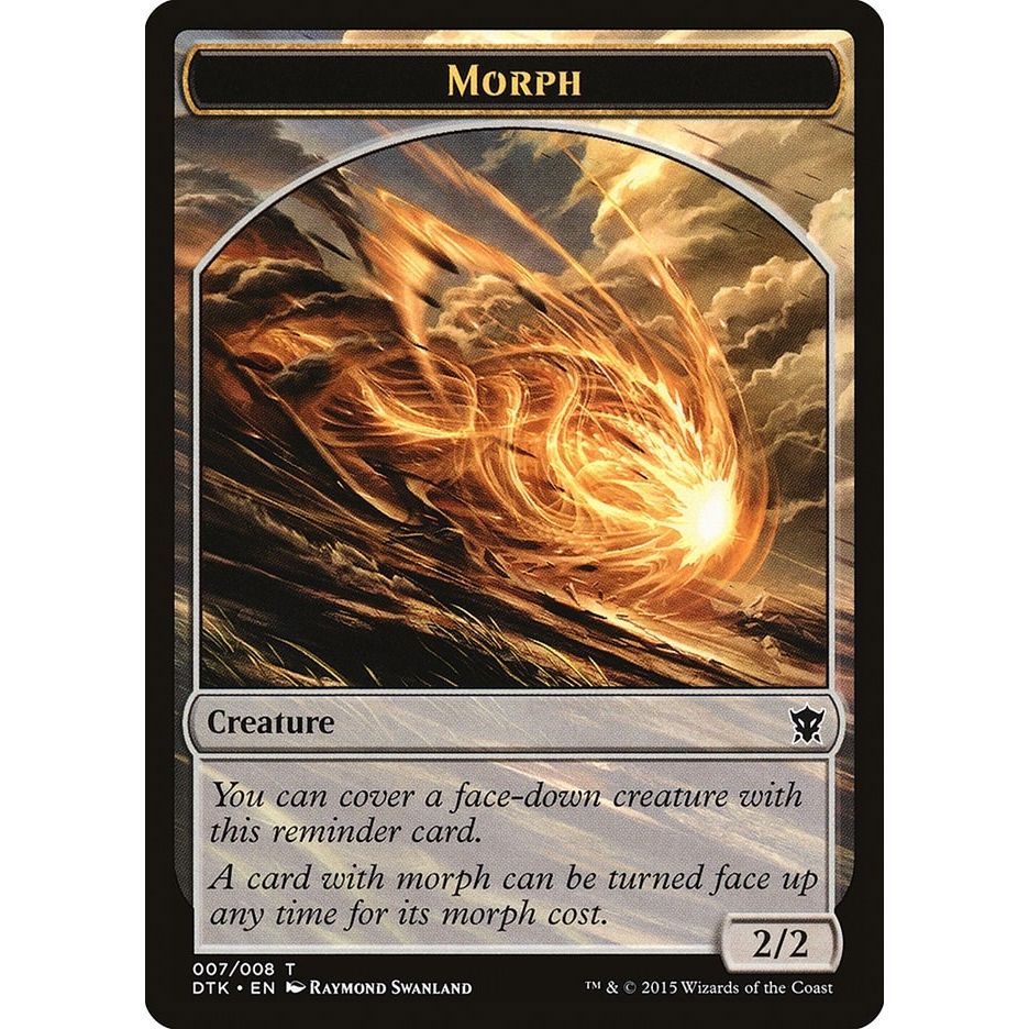 Image for Morph Token (7) (DTK) - Magic: The Gathering
