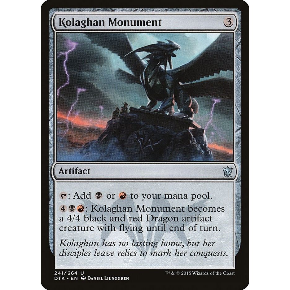 Image for Kolaghan Monument (241) (DTK) - Magic: The Gathering