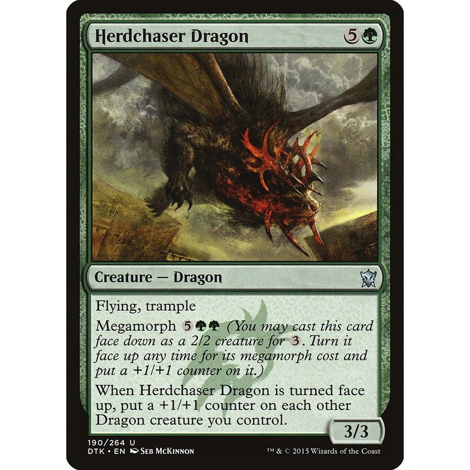 Image for Herdchaser Dragon (190) (DTK) - Magic: The Gathering