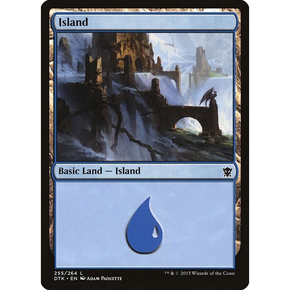 Image for Island (255) (255) (DTK) - Magic: The Gathering