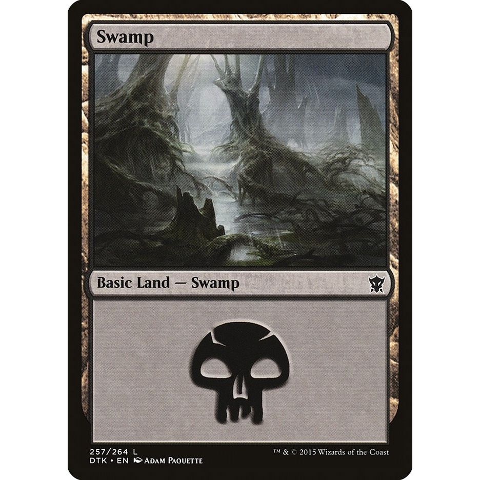 Image for Swamp (257) (257) (DTK) - Magic: The Gathering