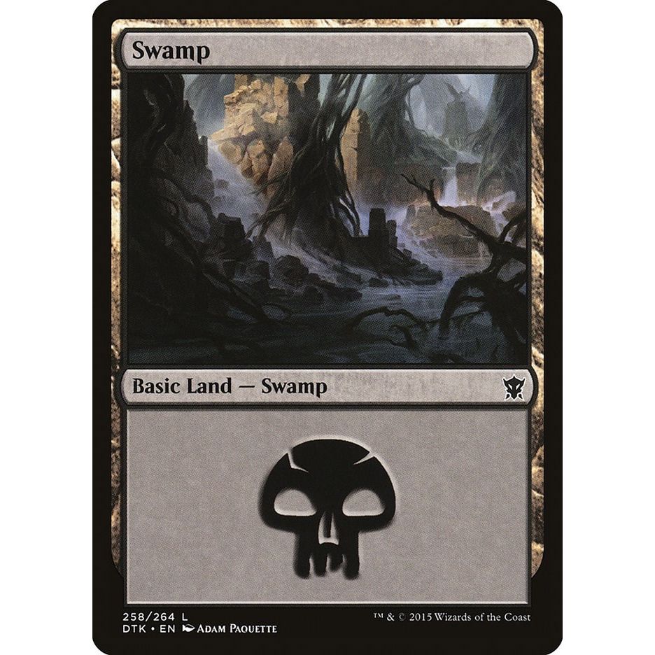Image for Swamp (258) (258) (DTK) - Magic: The Gathering