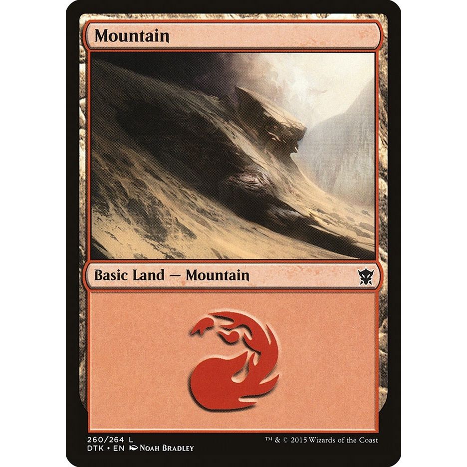 Image for Mountain (260) (260) (DTK) - Magic: The Gathering