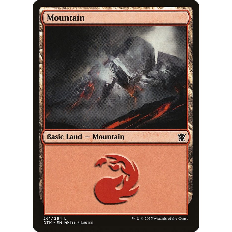 Image for Mountain (261) (261) (DTK) - Magic: The Gathering