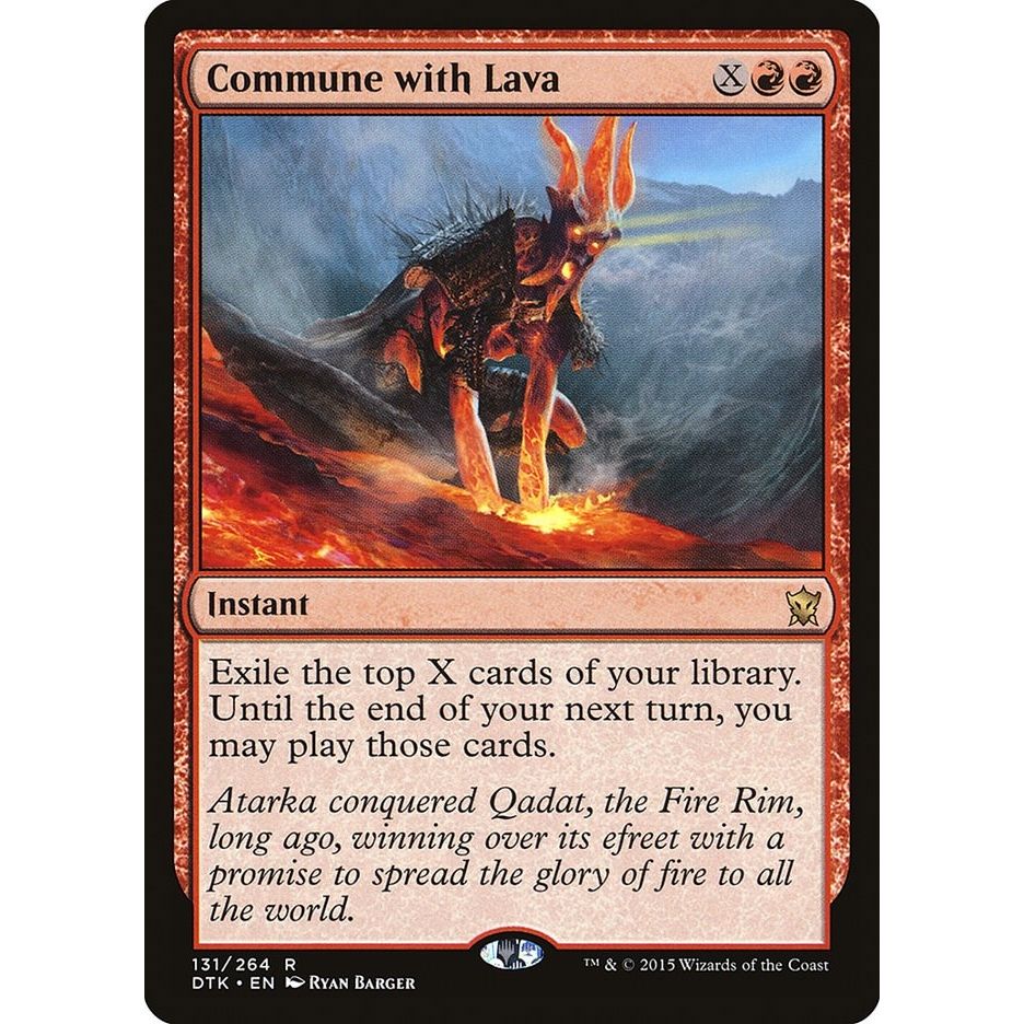 Image for Commune with Lava (131) (DTK) - Magic: The Gathering