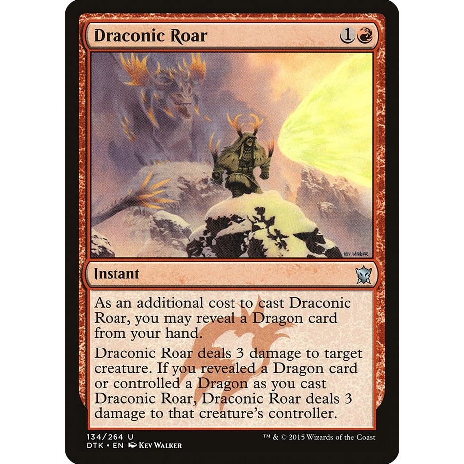 Image for Draconic Roar (134) (DTK) - Magic: The Gathering