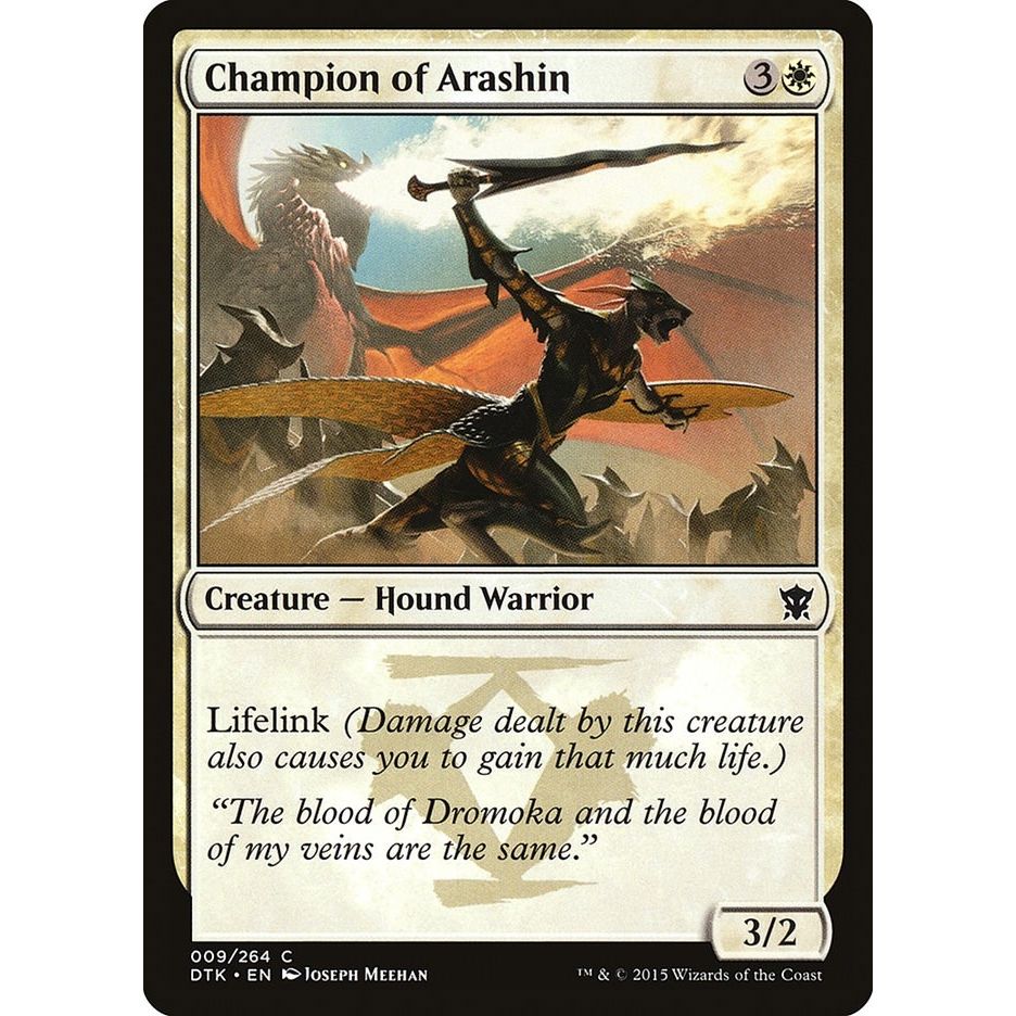 Image for Champion of Arashin (9) (DTK) - Magic: The Gathering
