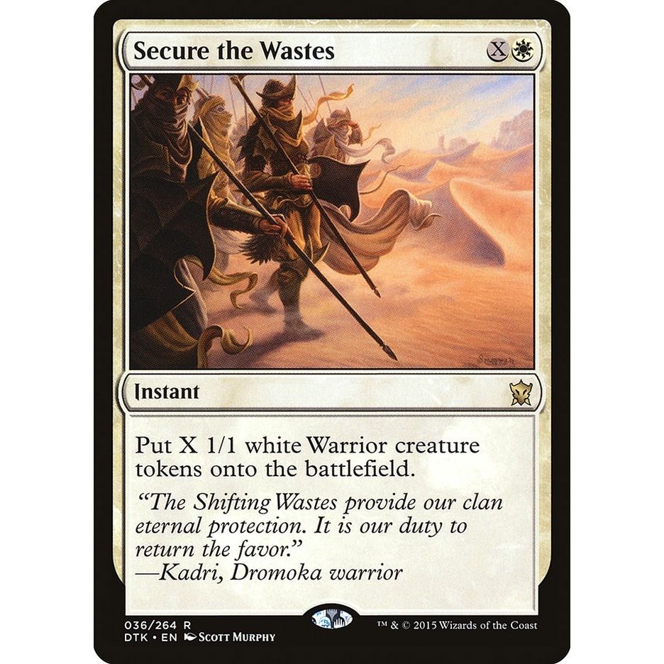 Image for Secure the Wastes (36) (DTK) - Magic: The Gathering