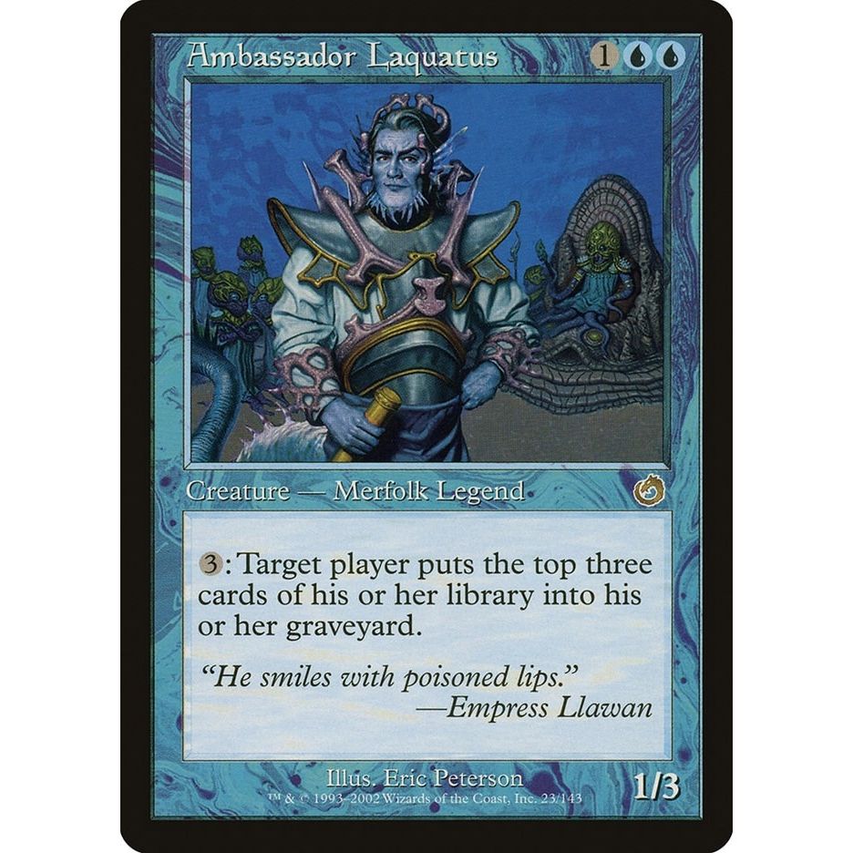 Image for Ambassador Laquatus (23) (TOR) - Magic: The Gathering