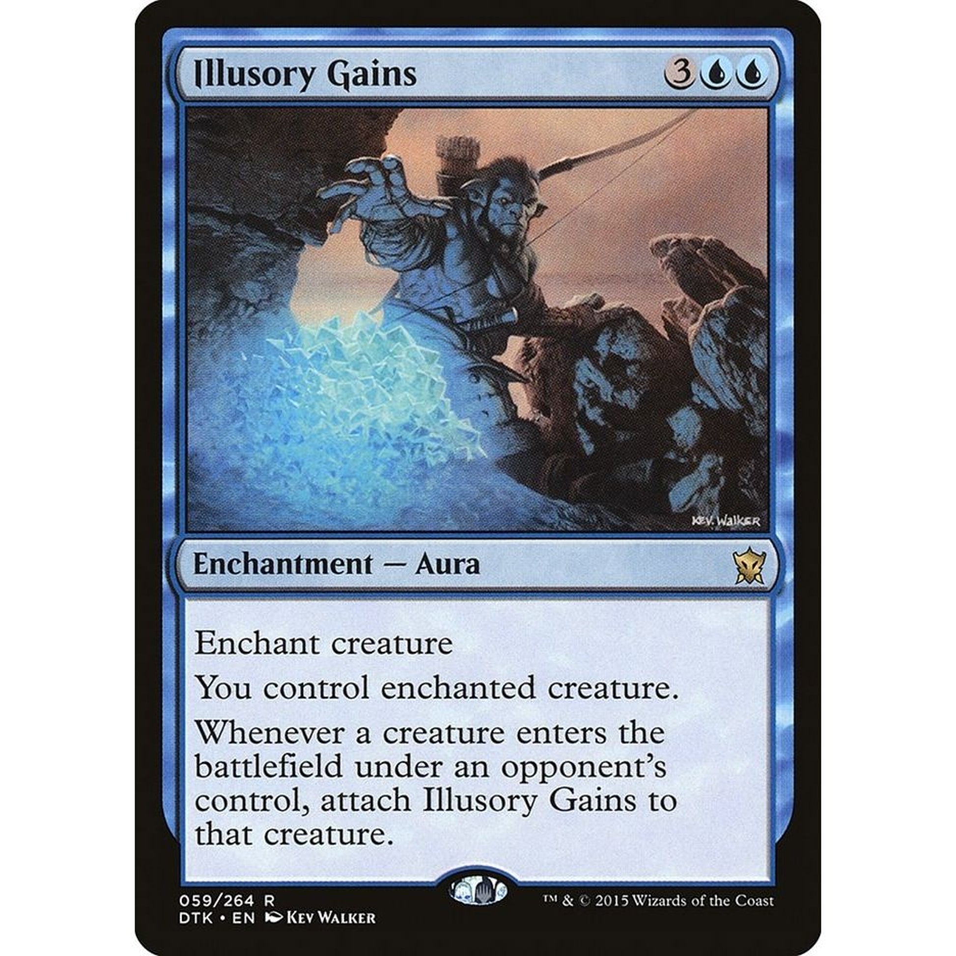 Image for Illusory Gains (59) (DTK) - Magic: The Gathering