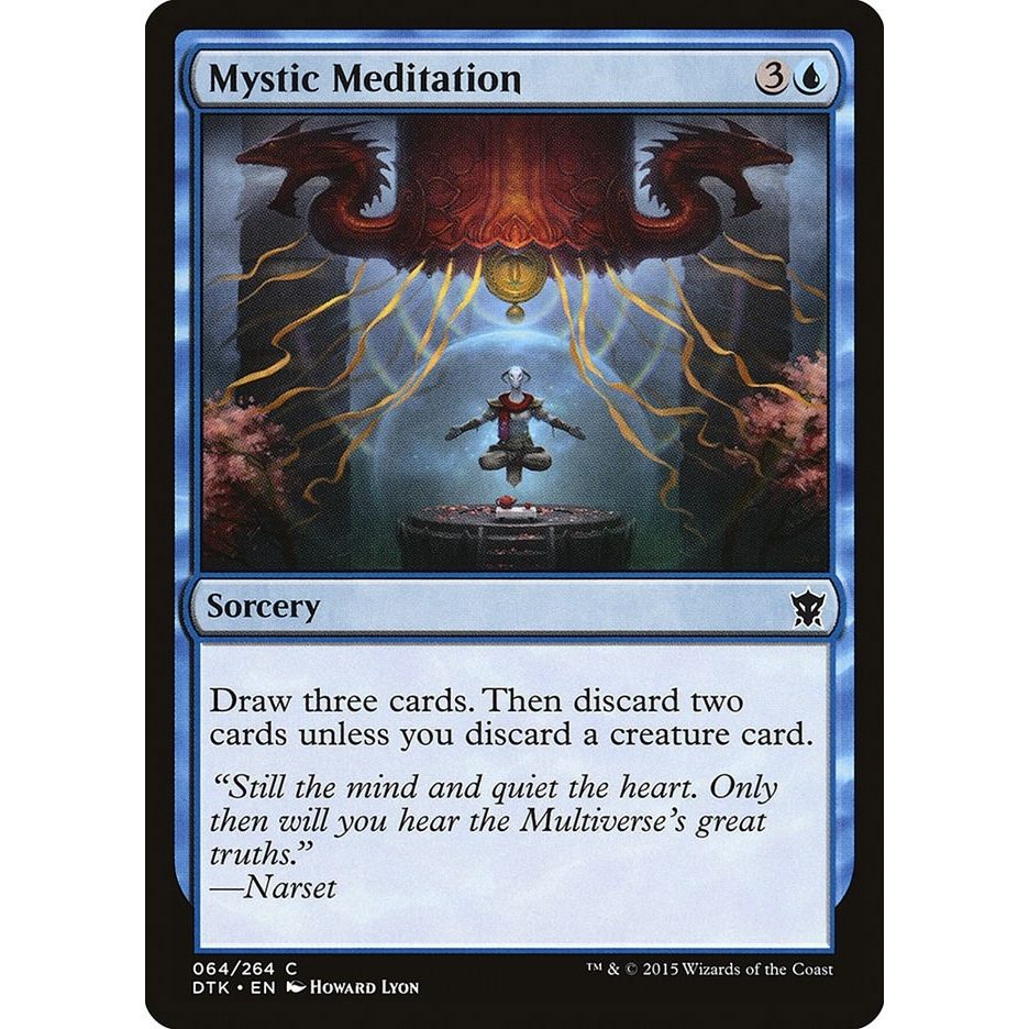 Image for Mystic Meditation (64) (DTK) - Magic: The Gathering