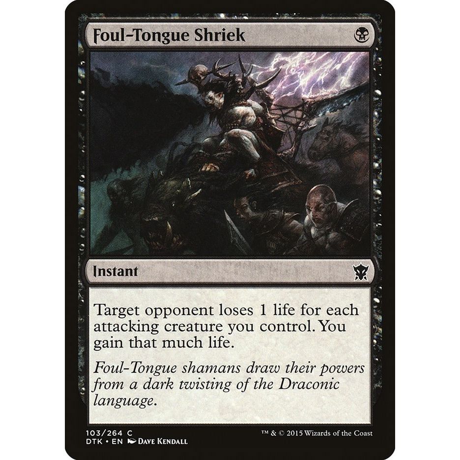 Image for Foul-Tongue Shriek (103) (DTK) - Magic: The Gathering