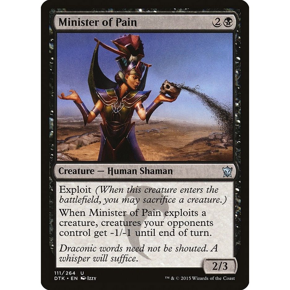Image for Minister of Pain (111) (DTK) - Magic: The Gathering